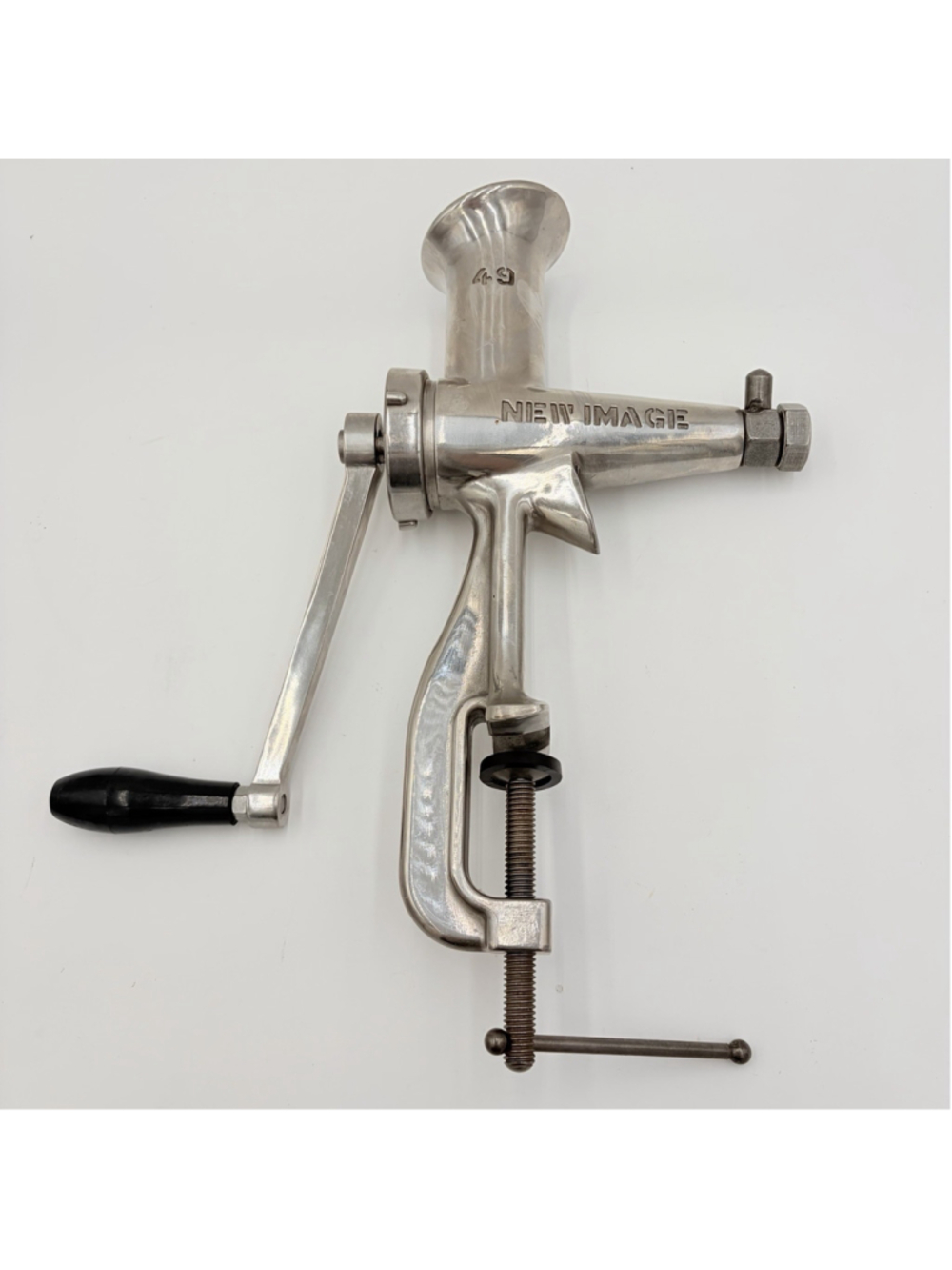 NEW IMAGE #49 Manual Wheatgrass JUICER Masticating Hand Crank Table Clamp - Picture 1 of 10